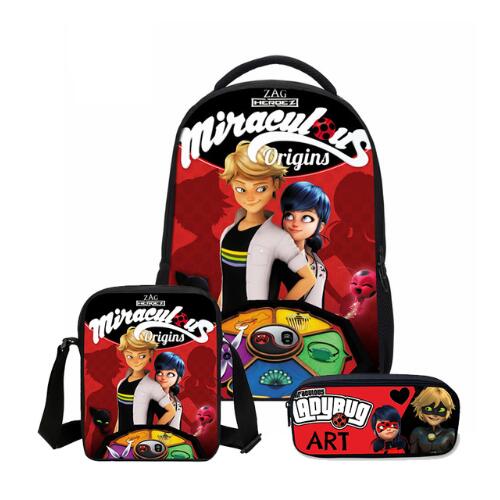 miraculous ladybug book bag