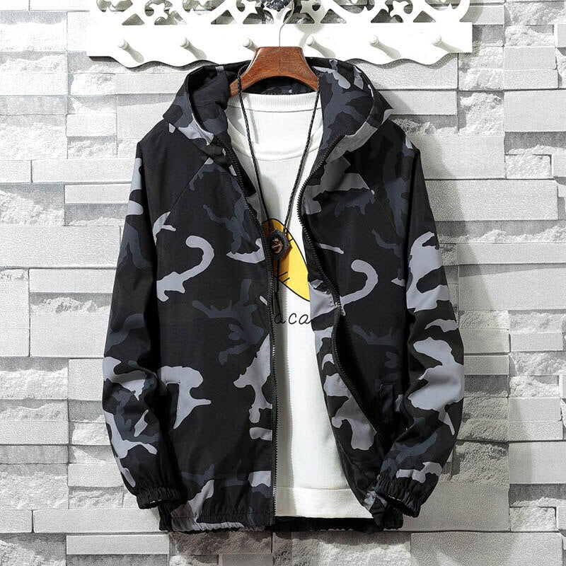 AIRGRACIAS Autumn Mens Camouflage Outwear Clothing Jacket Men ...