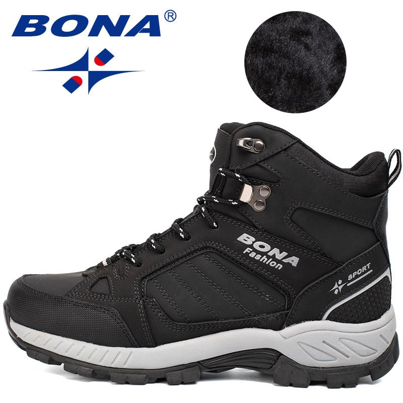 Bona New Classics Style Men Boot Ankle Rubber Shoes Outdoor Shoes