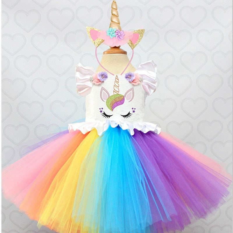 first birthday unicorn dress