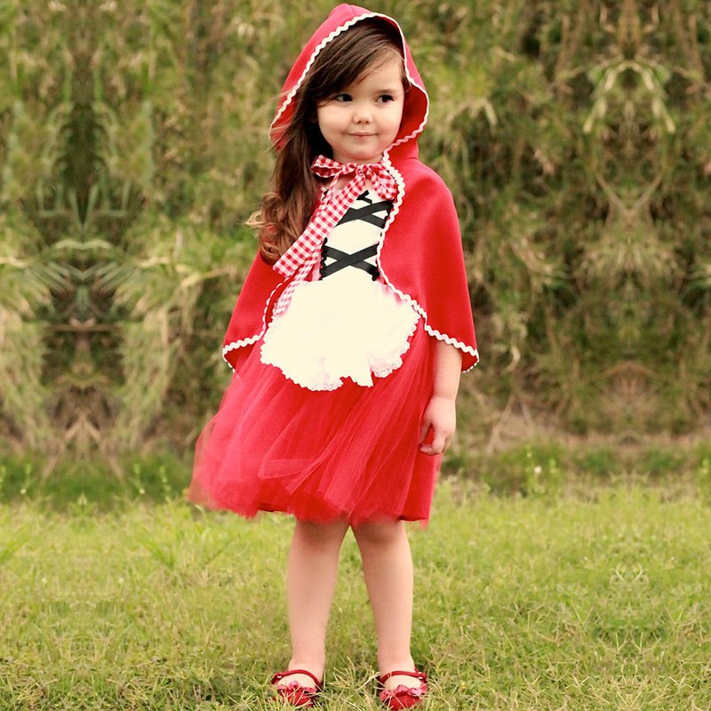 Baby Little Red Riding Hood Tutu Dress For Girl Party Princess Frock Girls Costumes Kids Fancy Ball Dress Infant Clothing 2 6t Thefashionique Shop Women Men Stylish Trending Clothing Shoes Online