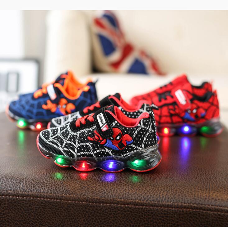 spiderman tennis shoes