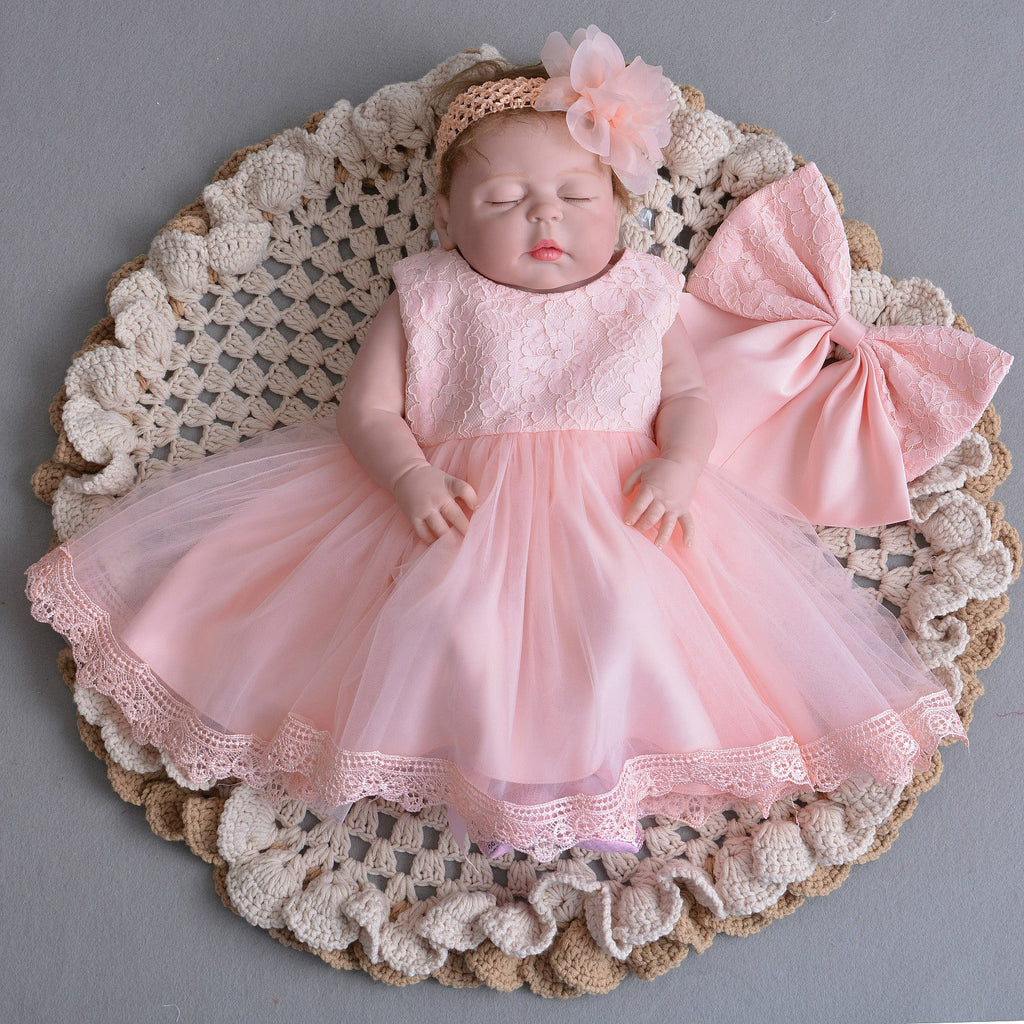 baptism dress for newborn baby girl