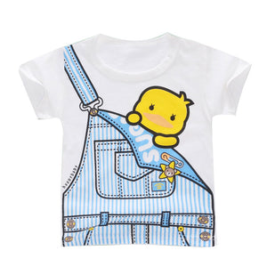 2019 new boys girls roblox kids summer cartoon short sleeve