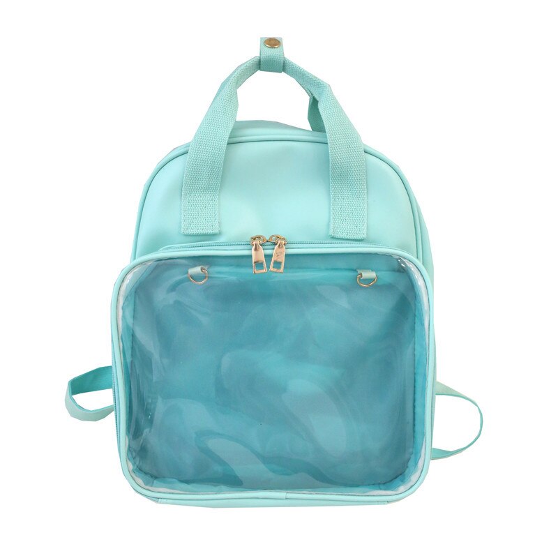Ita Bag PVC Clear Backpack Japanese Transparent Backpack Shoulder Bag ...