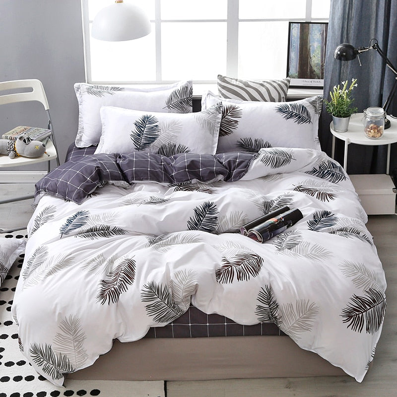 Lanke Cotton Bedding Sets King Queen Size Bed Set With Comforter