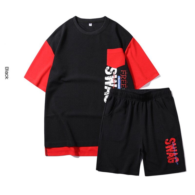 Men's Fashion Tracksuit Casual Brand Clothing Sportsuit Men Shorts Set ...