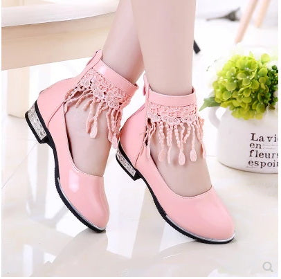 pink school shoes