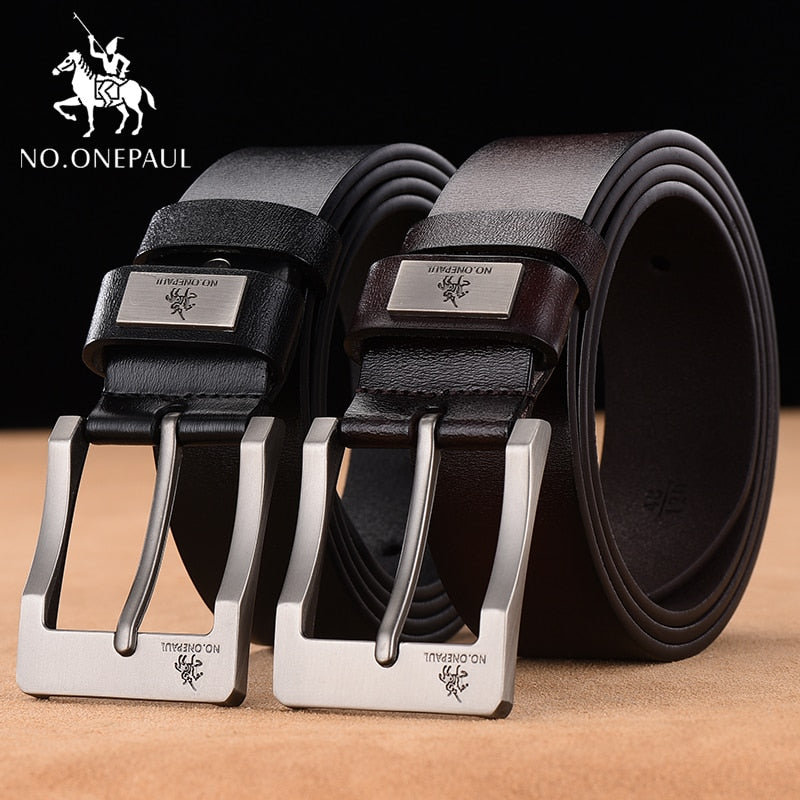 NO.ONEPAUL cow genuine leather luxury strap male belts for men new ...