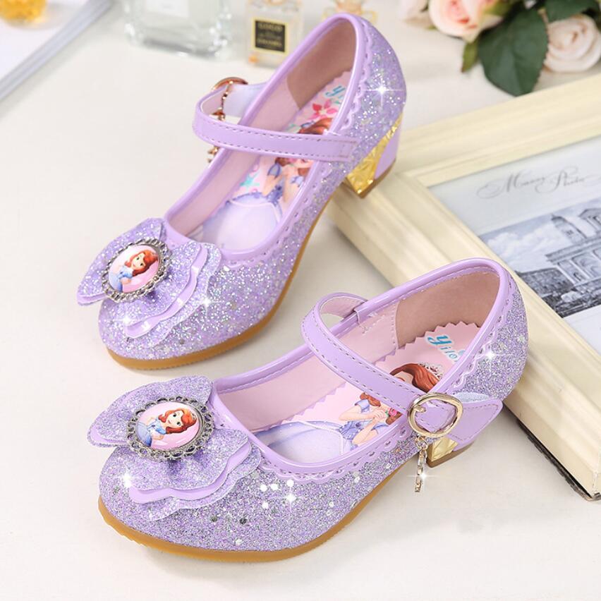 purple little girl shoes