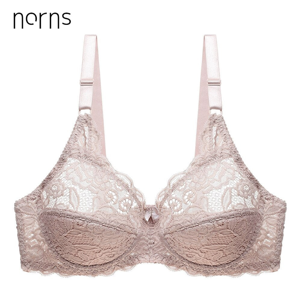 Norns Lace Bra Gathers European and American Sexy B C Cup Thin ...