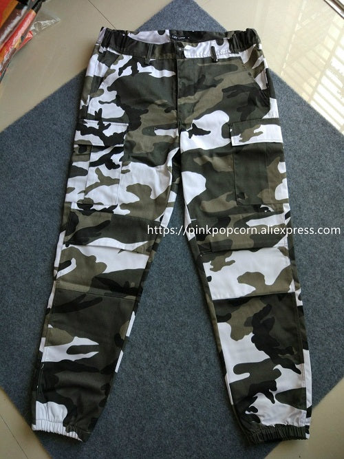 purple camo trousers mens