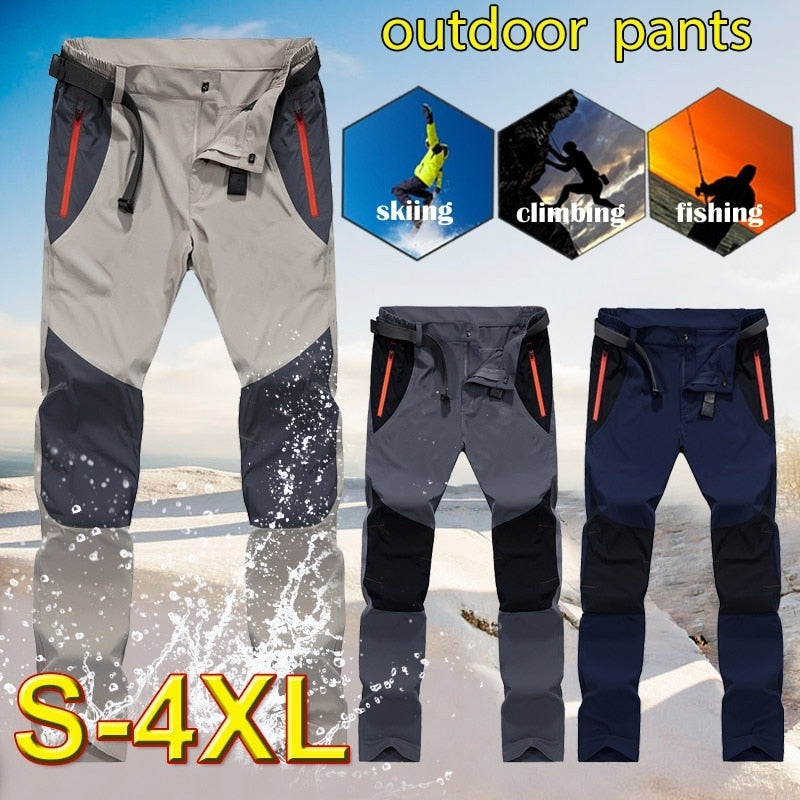 Tactical Waterproof Pants Men Cargo Spring Summer Quick Dry Trousers ...