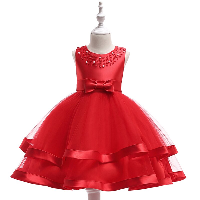 Wholesale Children Girl Princess Ball Gown Dresses With Bow Kids Girl ...
