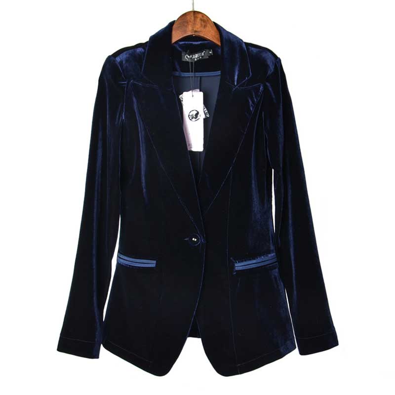 ladies velvet suit