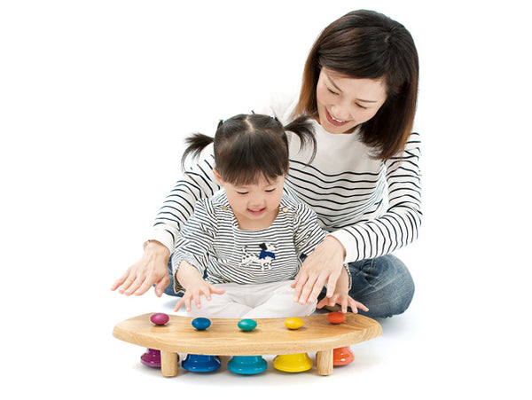 PlayMe Pat Bells 5 Bells Pentatonic Scale | The Nest Attachment Parenting Hub