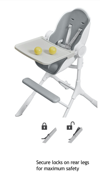 Oribel Cocoon Z High Chair | The Nest Attachment Parenting Hub