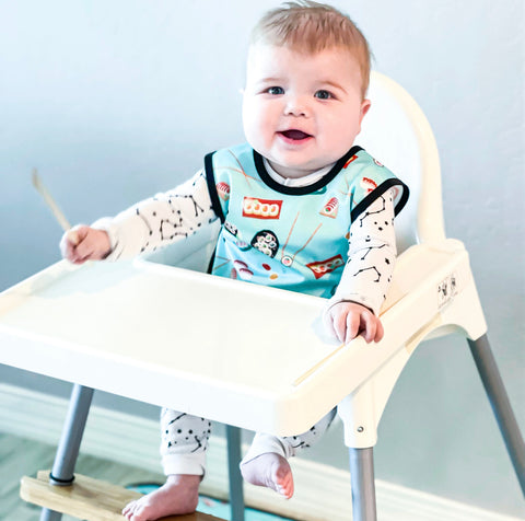 Bapron Bib and Apron for Toddler (6m to 3T) 2021 Collection | The Nest Attachment Parenting Hub