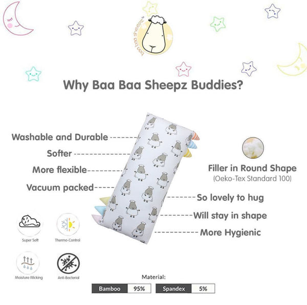 Baa Baa Sheepz Bed Time Buddy Medium | The Nest Attachment Parenting Hub