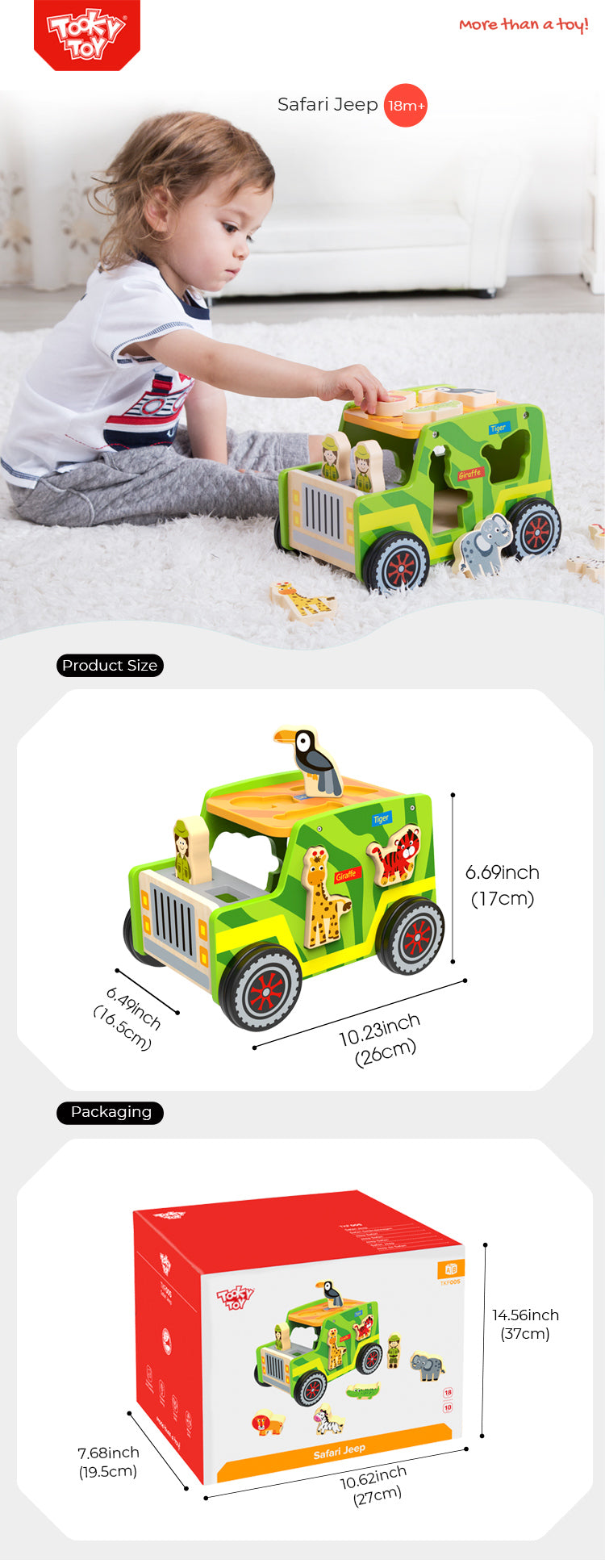 Tooky Toys Safari Jeep | The Nest Attachment Parenting Hub