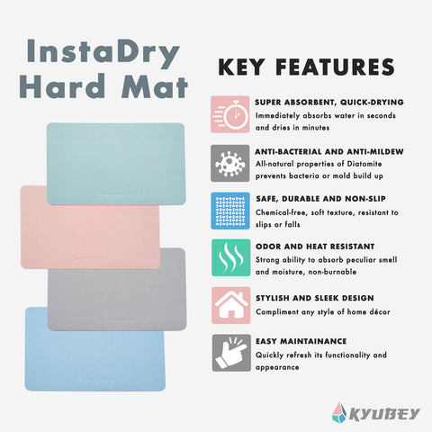 Kyubey Instadry Hard Mat Color Series (Limited Edition) | The Nest Attachment Parenting Hub