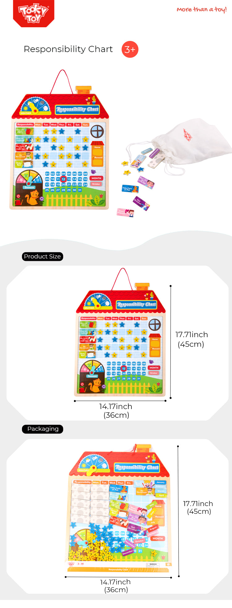 Tooky Toys Responsibility Chart | The Nest Attachment Parenting Hub