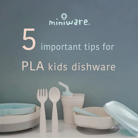 Miniware My First Cutlery Spoon & Fork Set | The Nest Attachment Parenting Hub
