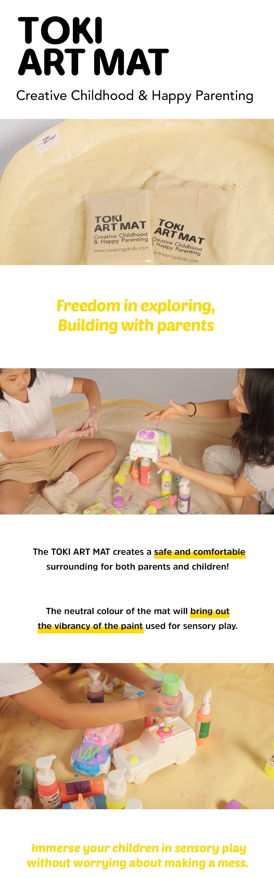 Toki Art Mat | The Nest Attachment Parenting Hub