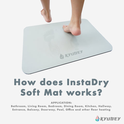 Kyubey Instadry Soft Mat Marble Series | The Nest Attachment Parenting Hub