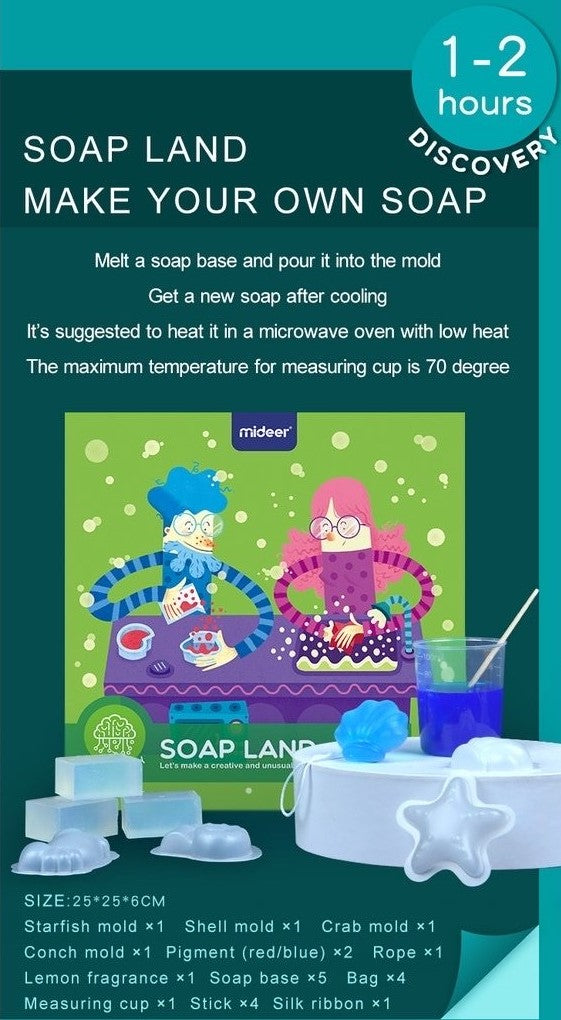 Mideer - Science Experiments Soap Land | The Nest Attachment Parenting Hub