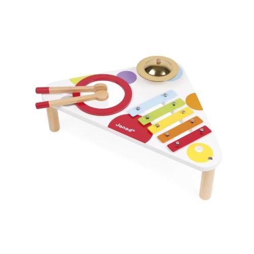 Janod Pure Tap Tap Xylophone Pure 2-in-1 Early Learning Toy - Ages 12  Months+ - J05155