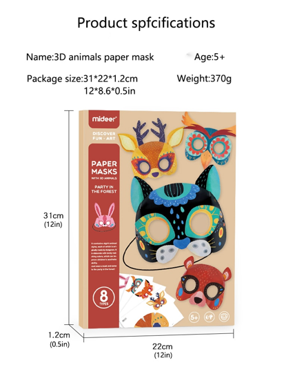 Mideer Paper Mask | The Nest Attachment Parenting Hub