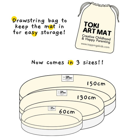 Toki Art Mat | The Nest Attachment Parenting Hub