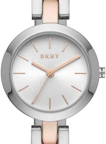 Dkny two 2025 tone ladies watch