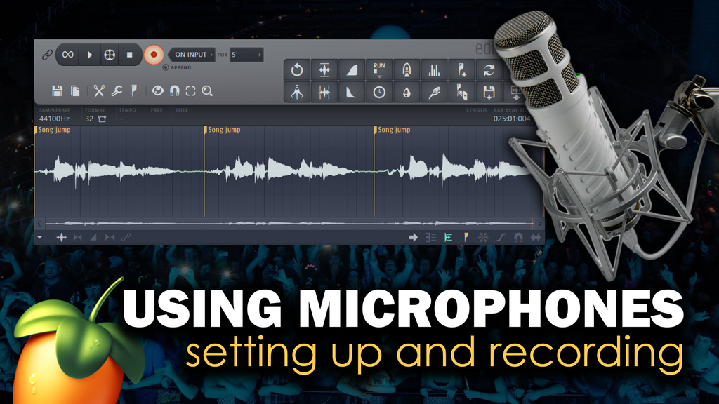 fl studio microphone setup