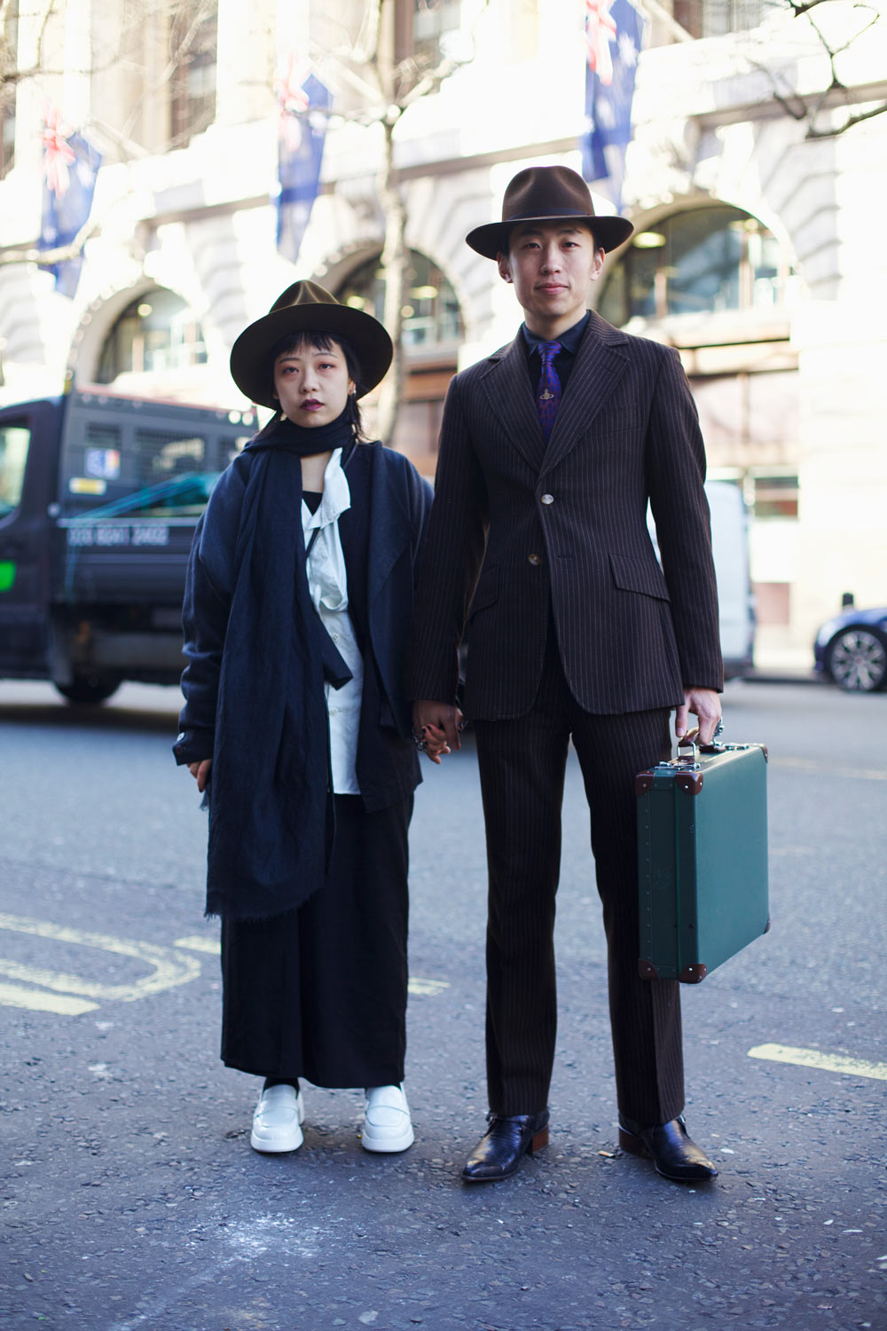 Miista Streetstyle shots from London Fashion Week