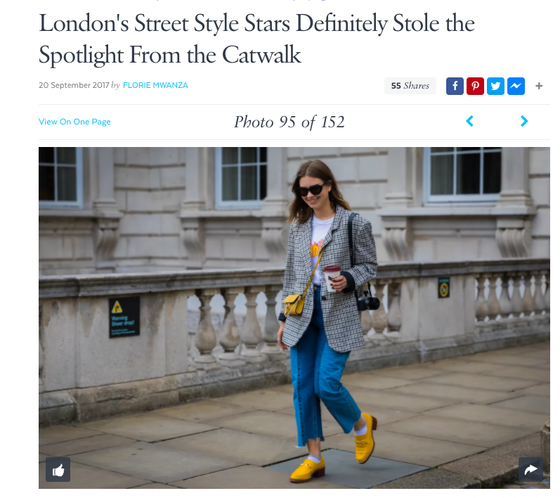 Dana Yellow Loafers from our diffusion line E8 by Miista featured in Vogue