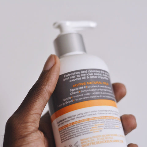 Sulfate free shampoo for black men hair care