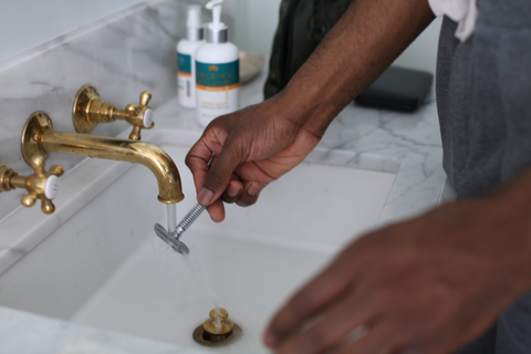 rinse your blade often to keep it sharp while shaving