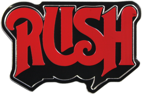 Rush Coin Door Metal Decal – ModFather Pinball Mods