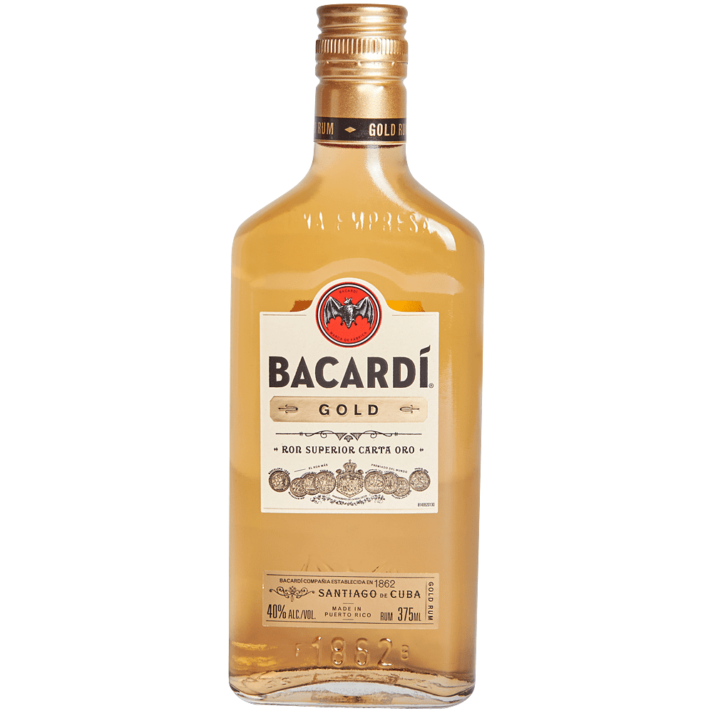 Rum Bacardi Gold Rum 375ml LP Wines & Liquors