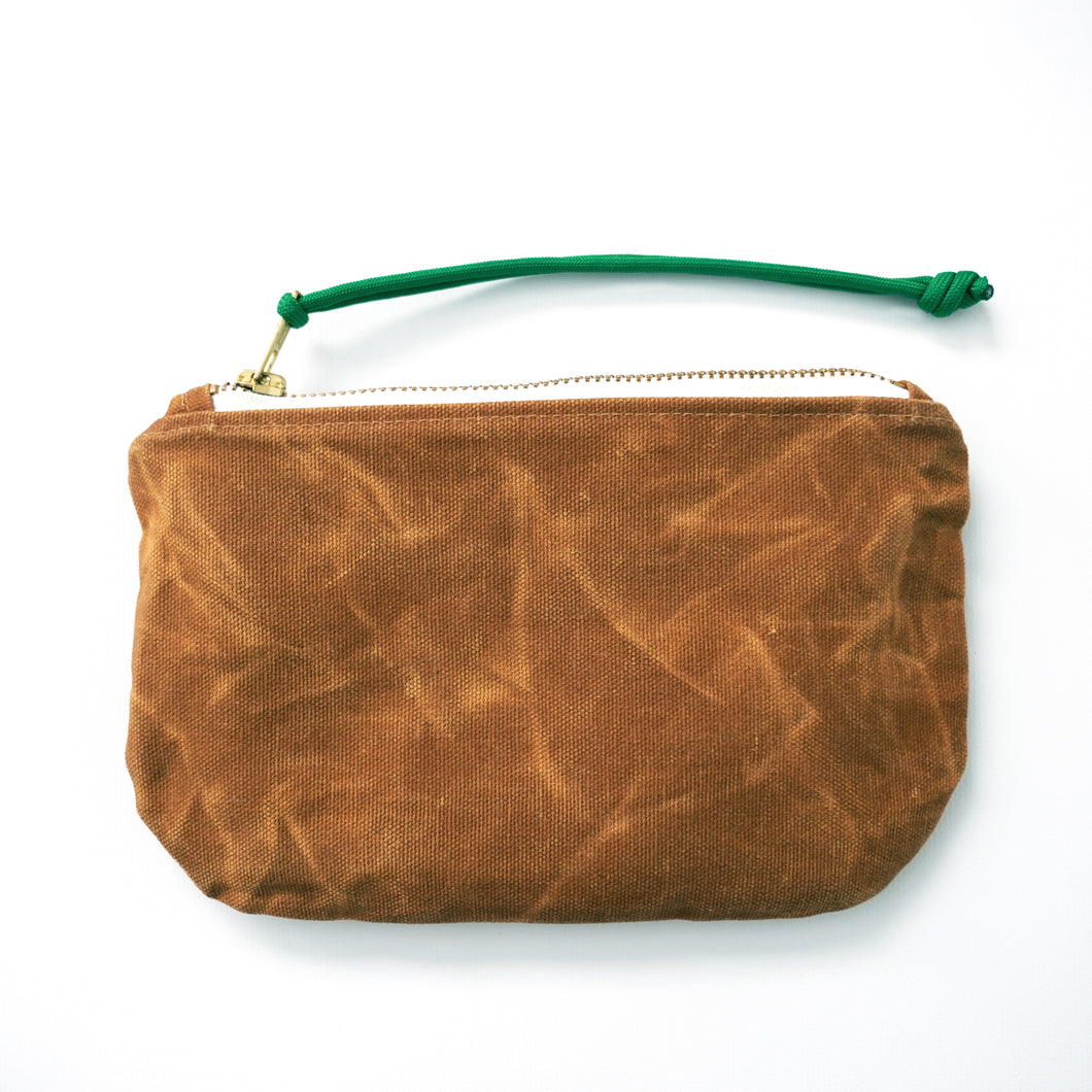 small waxed canvas pouch – Newton Supply Co