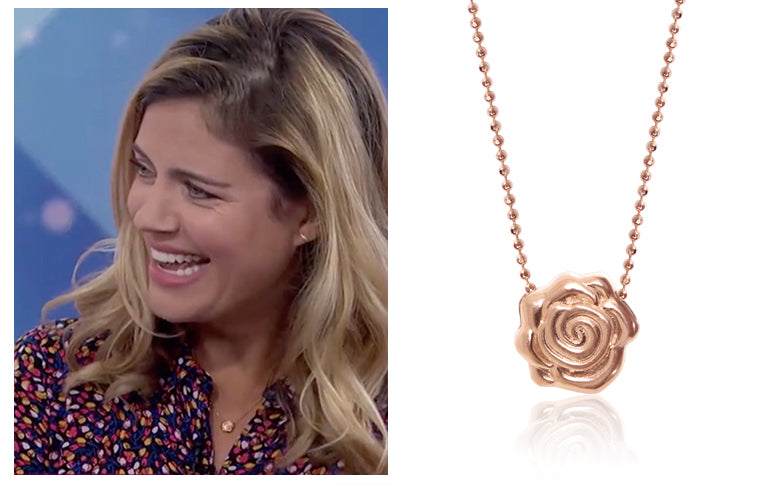 TODAY Show host Siri Daly wearing Alex Woo x Sugarfina Rose