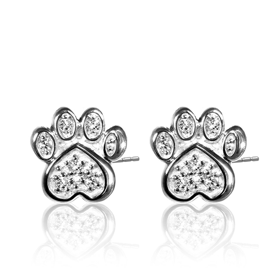 Image of Animals<br>Paw Earrings