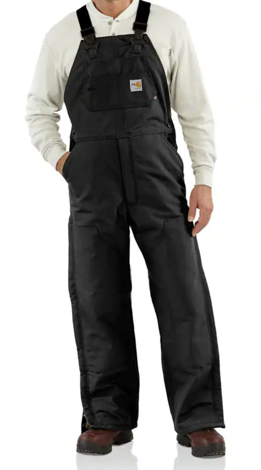 Carhartt® Men's Duck Zip-to-Thigh Bib Overall - Unlined