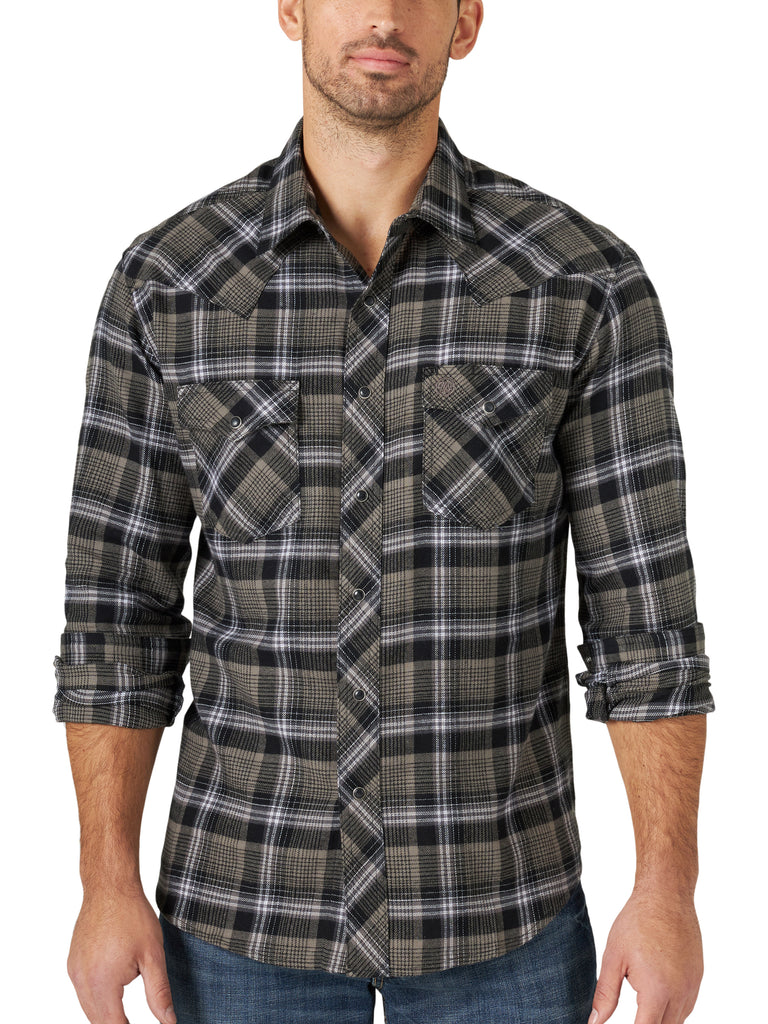 Men's Wrangler Retro Snap Front Flannel Shirt #112318786X | High Country  Western Wear