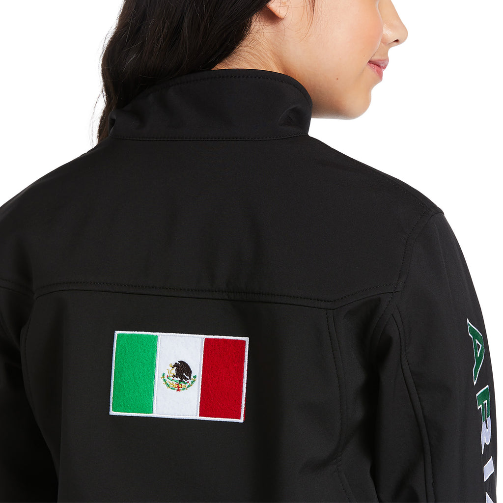 Women's Ariat Classic Team Mexico Softshell Water Resistant Jacket #10