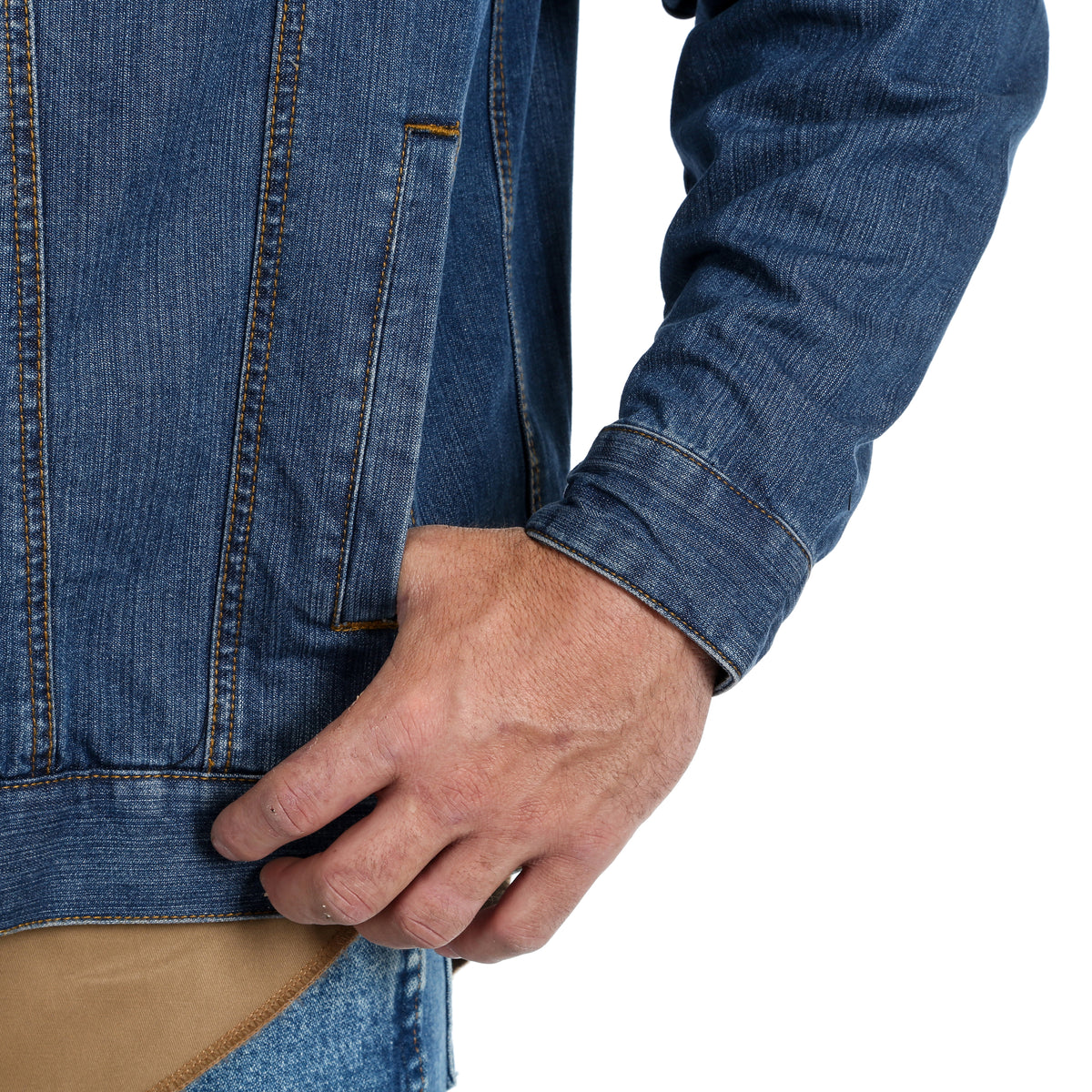 Men's Wrangler Concealed Carry Unlined Denim Jacket #74265VWX (Big and |  High Country Western Wear