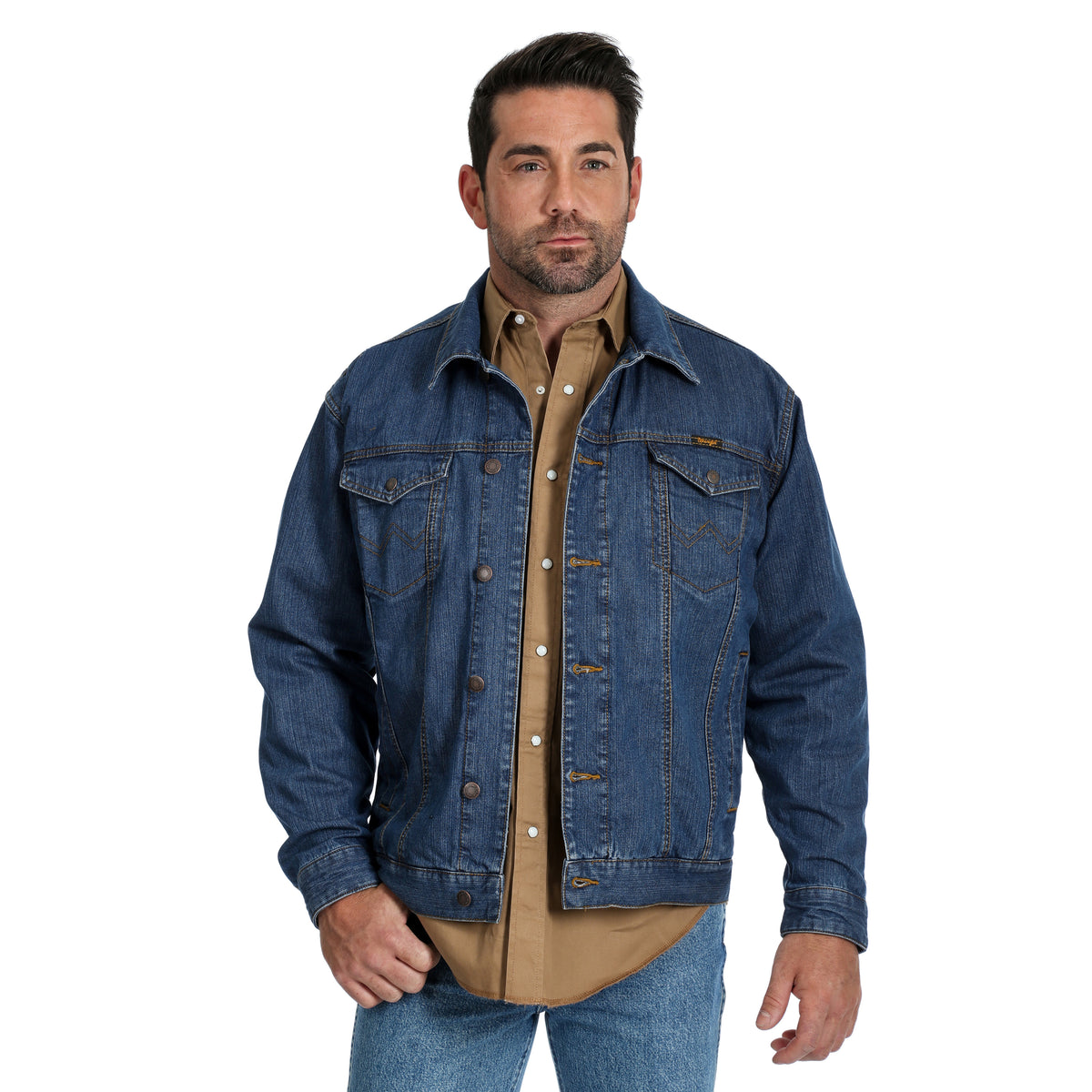 Men's Wrangler Concealed Carry Unlined Denim Jacket #74265VWX (Big and |  High Country Western Wear