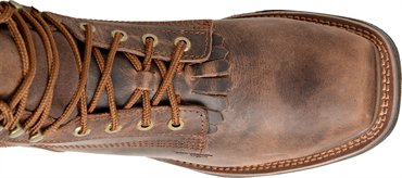 double h lace up work boots